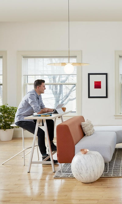 Alodia Stool in lifestyle shot