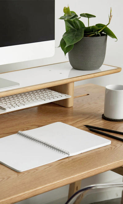 Artifox Standing Height Desk in lifestyle shot