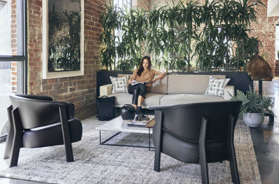 Back-Wing Lounge Chair in lifestyle shot