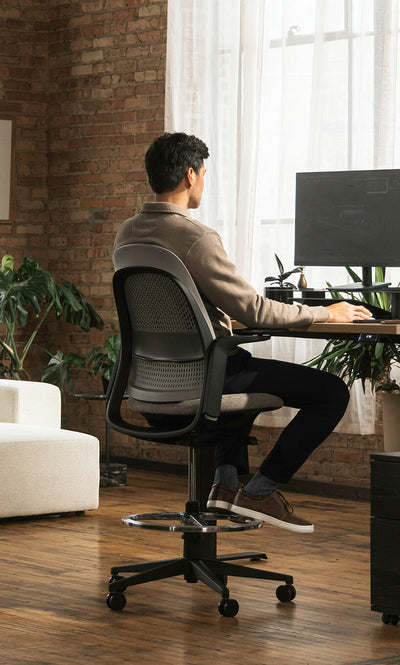 Breck Stool in lifestyle shot