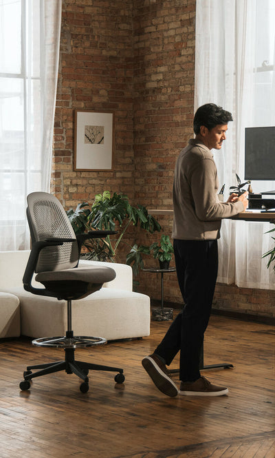 Breck Stool in lifestyle shot