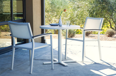Duo Café Table in lifestyle shot