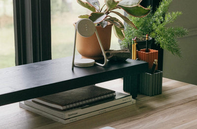 Elements Monitor Stand in lifestyle shot