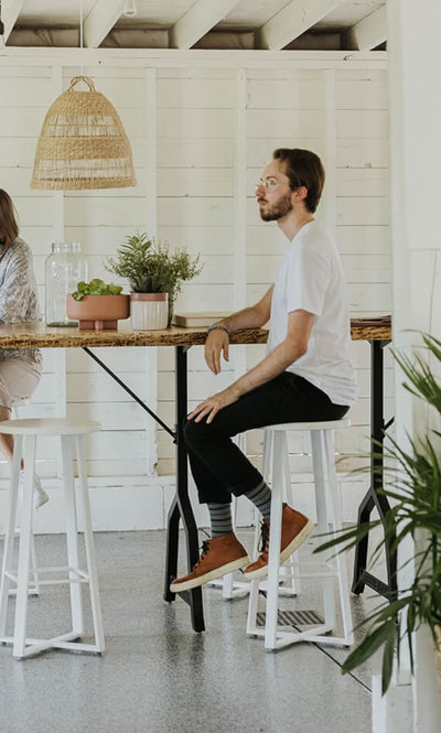 Elements 24" Stool in lifestyle shot