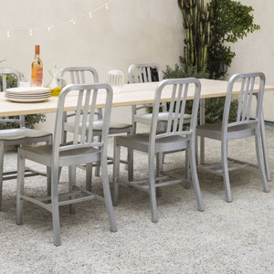 1006 Navy Chair in lifestyle shot