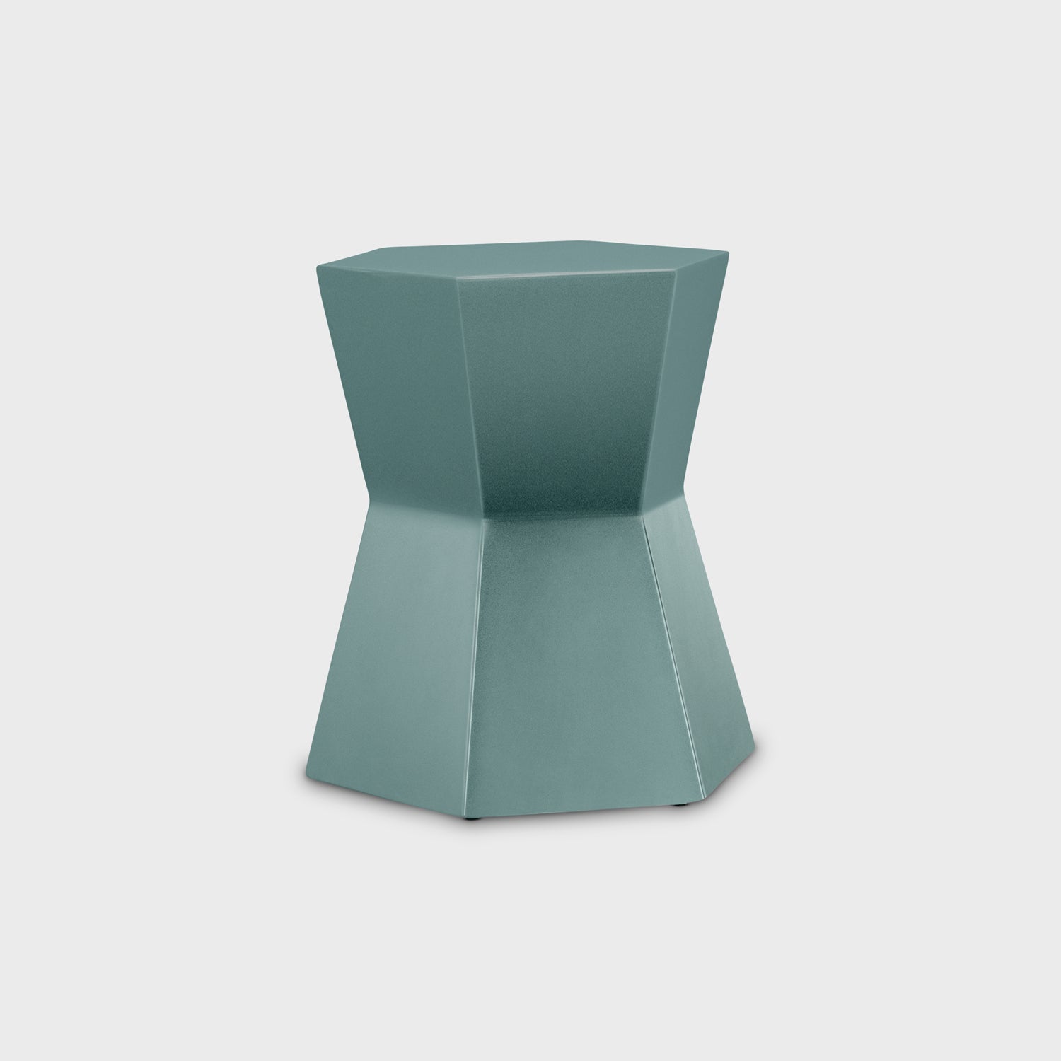 Facet Aluminum Side Table