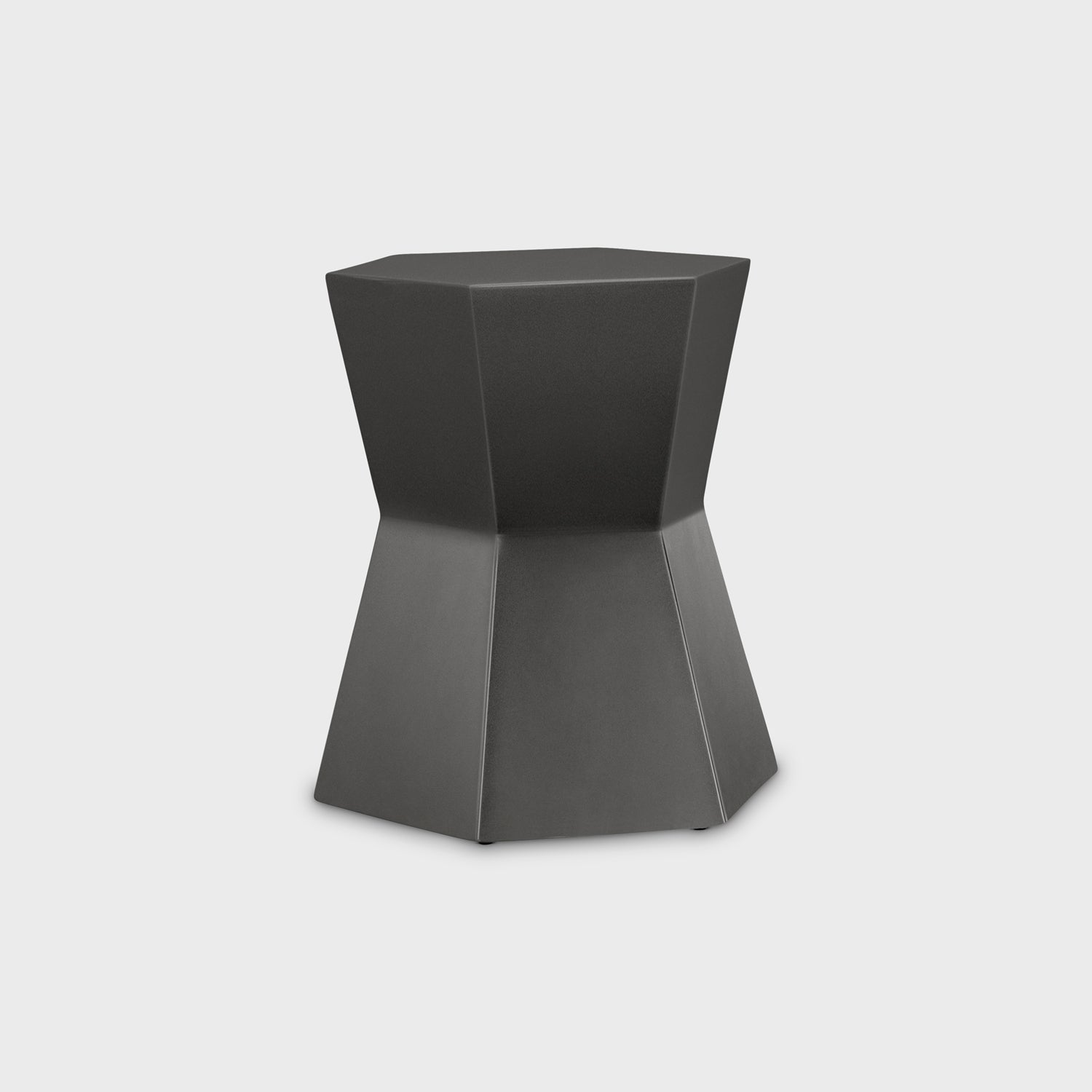 Facet Aluminum Side Table