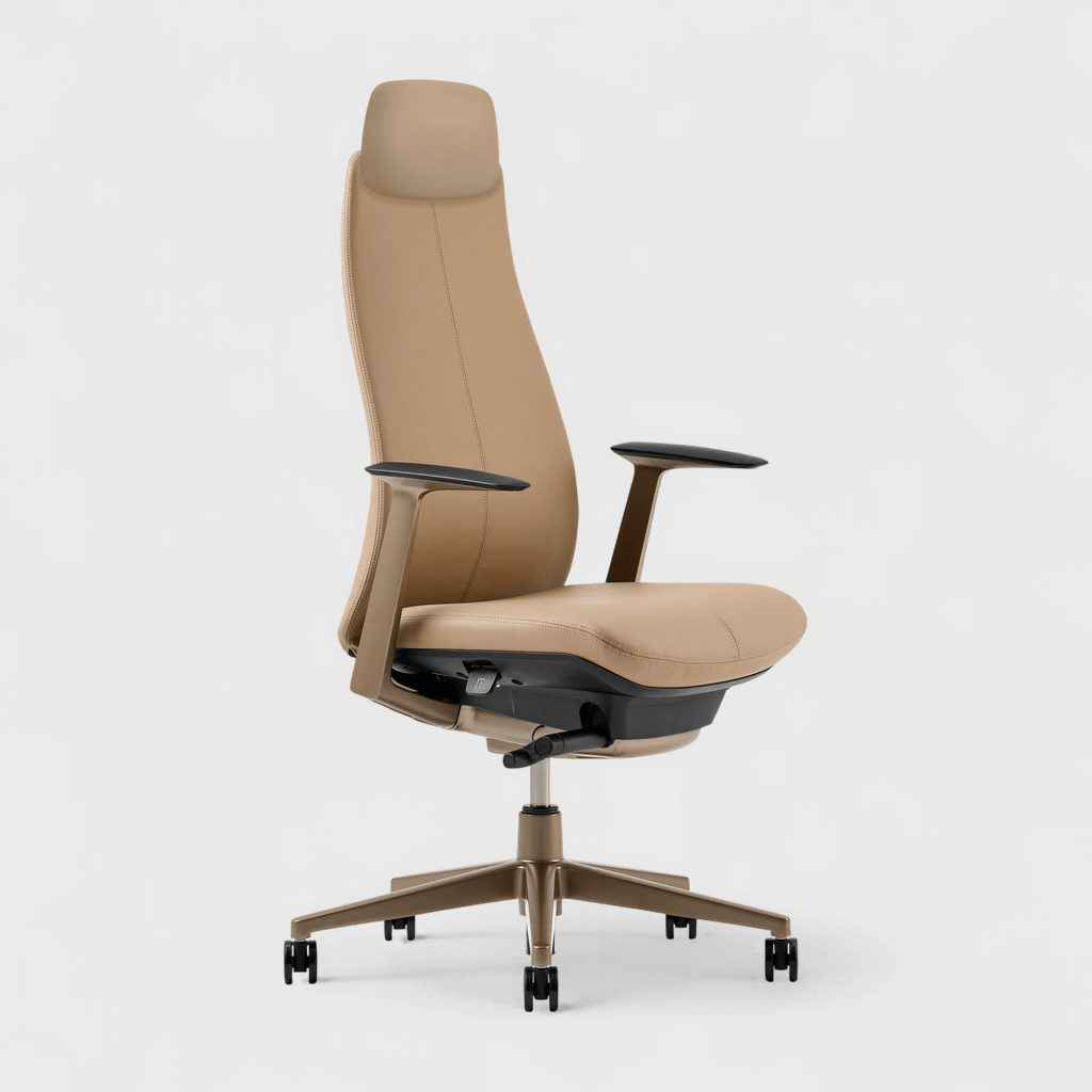 Fern Office Chair with Bronze Base
