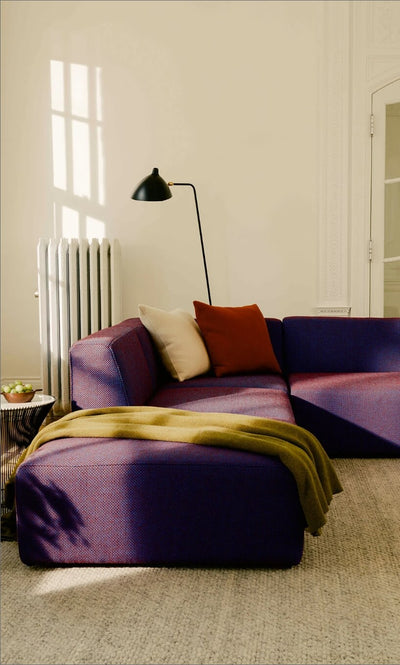 The Floyd Four-Piece Form Sectional in lifestyle shot