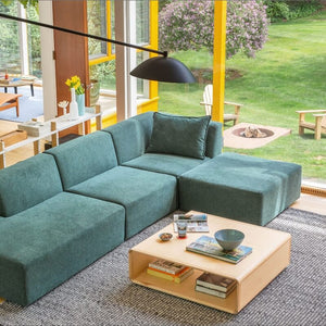 The Floyd Four-Piece Form Sectional in lifestyle shot