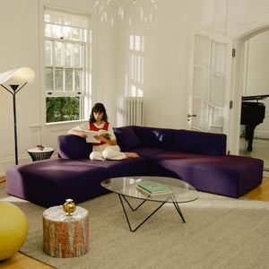 The Floyd Four-Piece Form Sectional in lifestyle shot