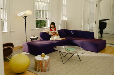 The Floyd Four-Piece Form Sectional in lifestyle shot