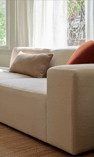 The Floyd Two-Piece Form Sectional in lifestyle shot