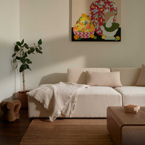 The Floyd Two-Piece Form Sectional in lifestyle shot