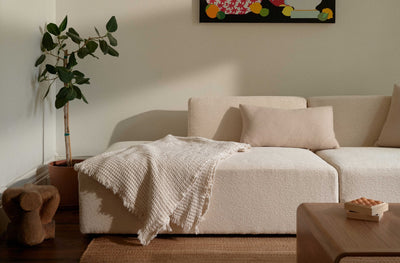 The Floyd Two-Piece Form Sectional in lifestyle shot