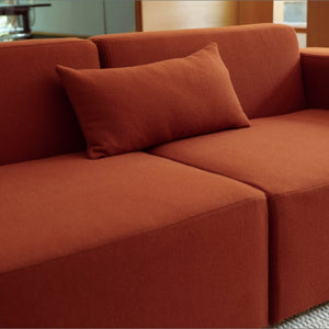 The Floyd Two-Piece Form Sectional in lifestyle shot