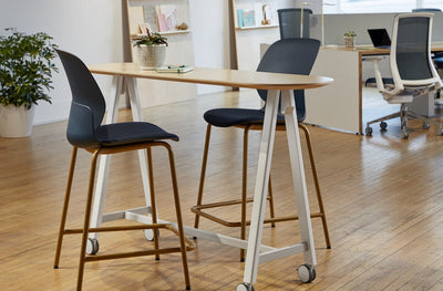 Maari Stool with 4-Leg Base in lifestyle shot