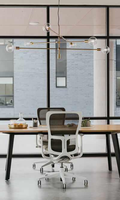 Immerse Rectangle Table in lifestyle shot