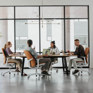 Immerse Rectangle Table in lifestyle shot