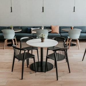 Jive Café Table in lifestyle shot