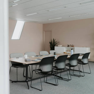 Jive Bridge Base Conference Table in lifestyle shot