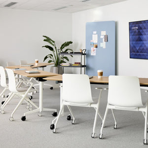 Jive T-Base Flip Table in lifestyle shot