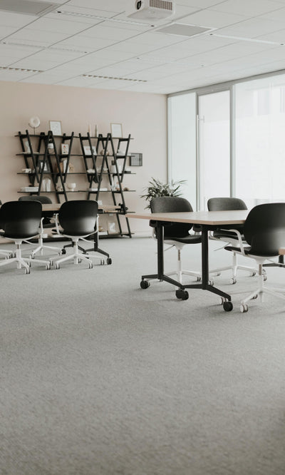 Jive T-Base Flip Table in lifestyle shot