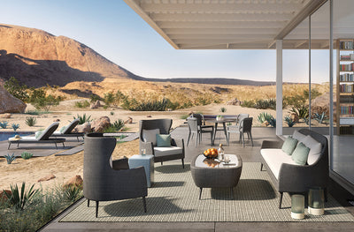 JANUS et Cie Cube Side Table in lifestyle shot