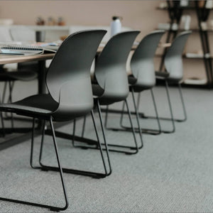 Maari Chair with Sled Base in lifestyle shot