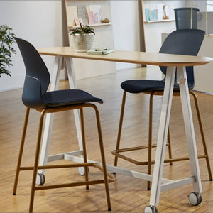 Maari Stool with 4-Leg Base in lifestyle shot