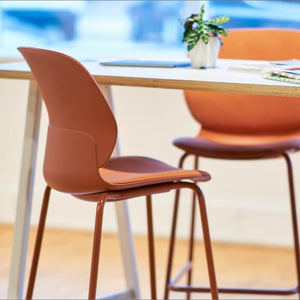 Maari Stool with 4-Leg Base in lifestyle shot