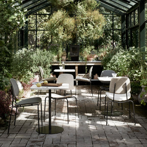 Mater Café Table in lifestyle shot