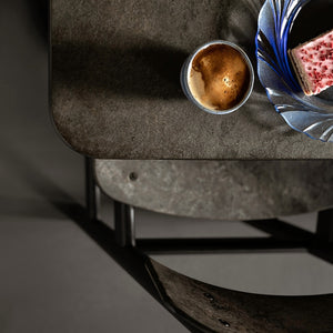Mater Café Table in lifestyle shot