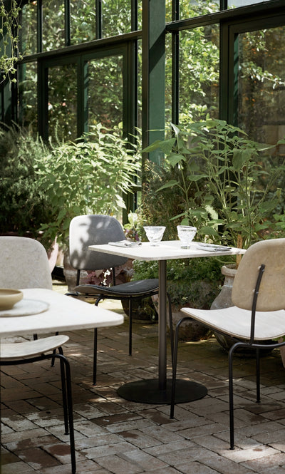 Mater Café Table in lifestyle shot