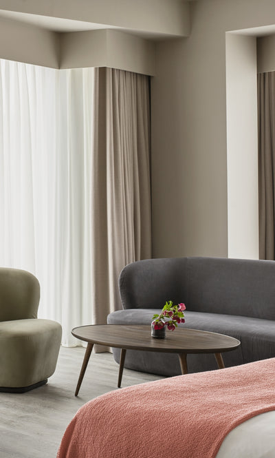 Accent Oval Coffee Table in lifestyle shot