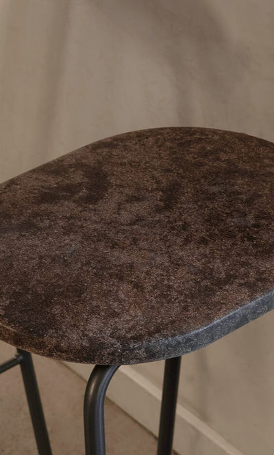 Earth Stool in lifestyle shot
