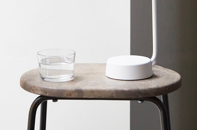 Earth Stool in lifestyle shot