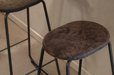 Earth Stool in lifestyle shot