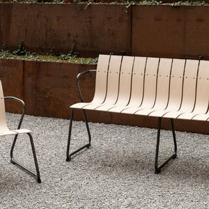 Ocean Outdoor Bench in lifestyle shot