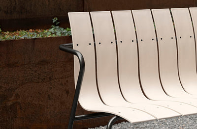 Ocean Outdoor Bench in lifestyle shot