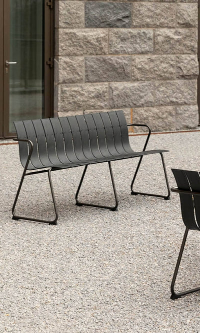 Ocean Outdoor Bench in lifestyle shot