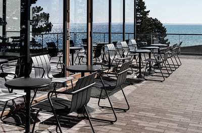 Ocean Outdoor Chair in lifestyle shot