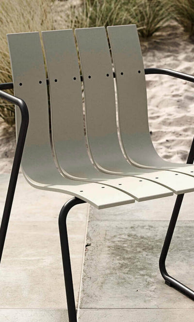 Ocean Outdoor Chair in lifestyle shot