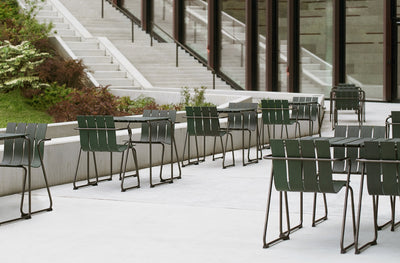 Ocean Outdoor Dining Table in lifestyle shot