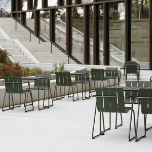 Ocean Outdoor Dining Table in lifestyle shot