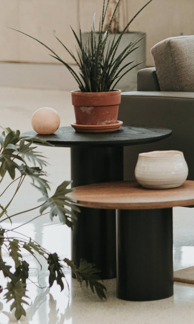 Mush Side Table in lifestyle shot