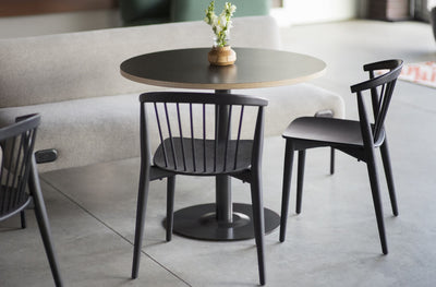 Newood Stacking Side Chair in lifestyle shot
