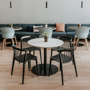 Newood Stacking Side Chair in lifestyle shot