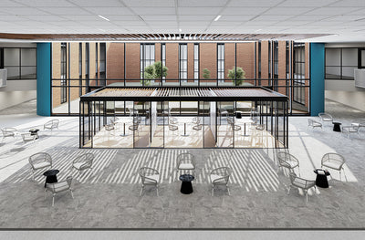 Cone II Side Table in lifestyle shot