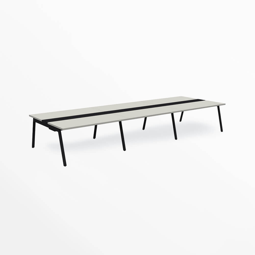 Intuity Double-Sided Workspace: 6-Person